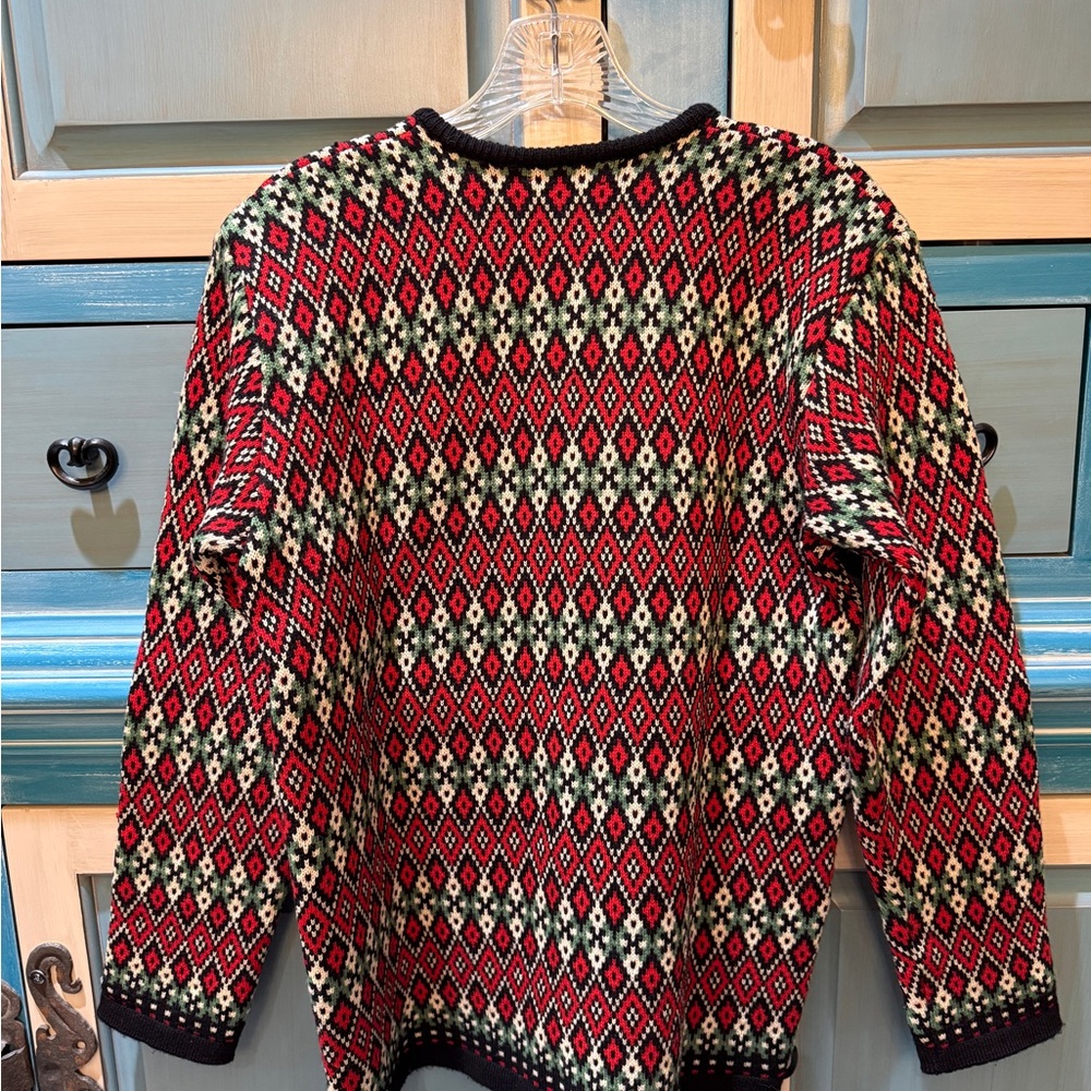 Atipico Women's Red and Black Cardigan Sweater - Picture 2 of 5